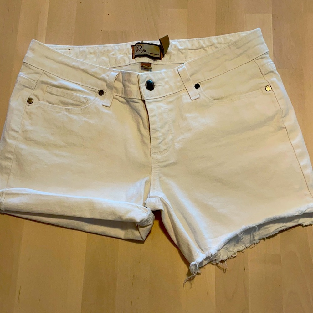 Paige White Denim Jimmy Jimmy short